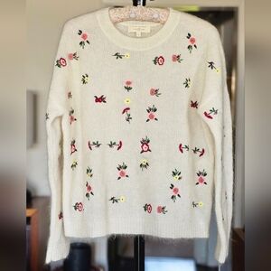 Sézane Clement Sweater Ecru NWOT